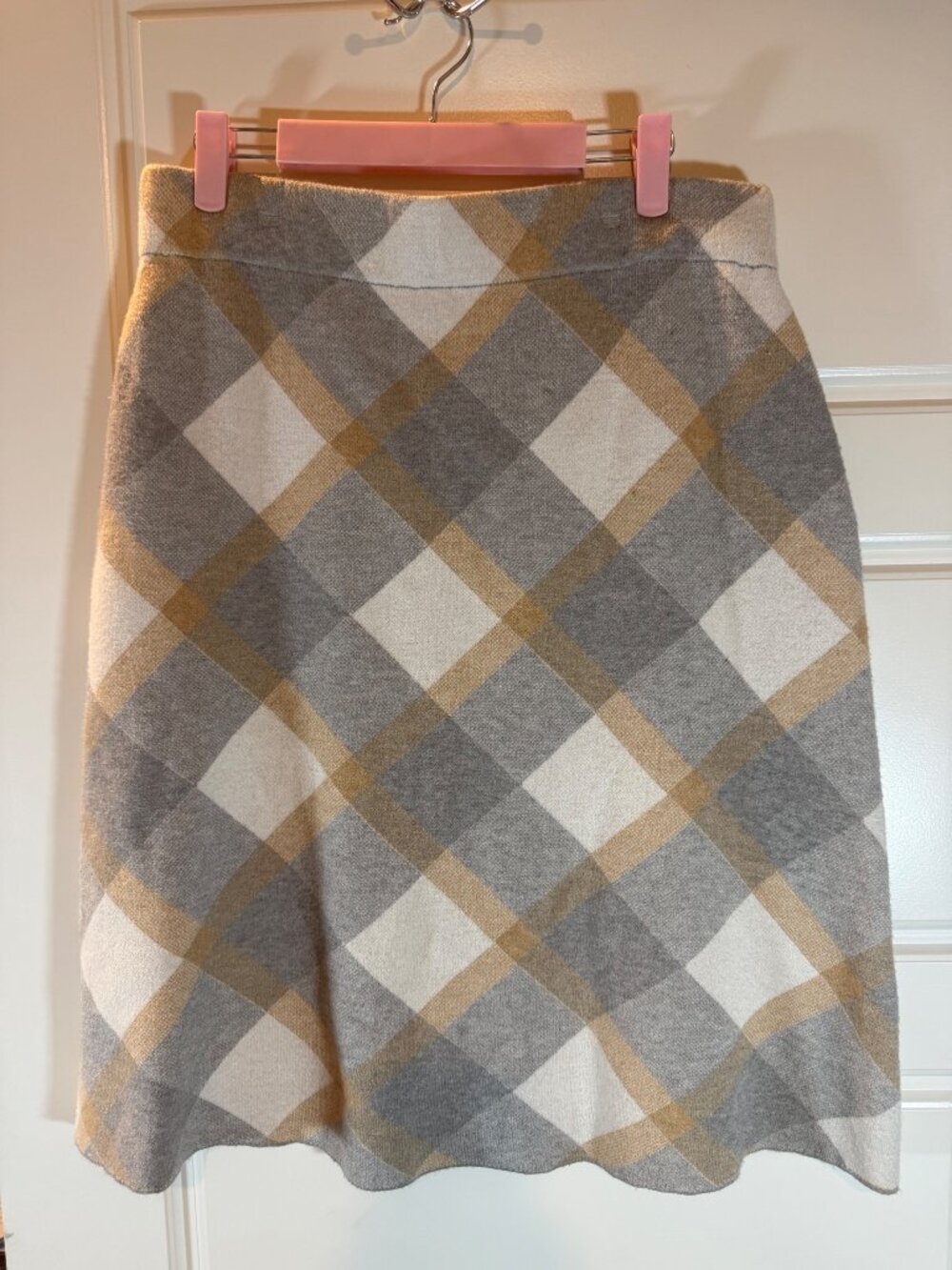 Liz Claiborne Plaid A-Line Skirt Size M